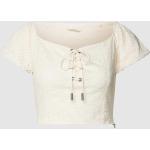 Witte Polyester Guess Damesblouses  in maat S in de Sale 