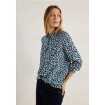 Kantoor Blauwe Viscose CECIL All over print Overhemdblouses  in maat XXL voor Dames 