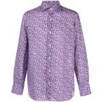 Blouses Overhemd Finamore , Purple , Heren