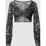 Zwarte Polyester ONLY Blouses met V-hals V-hals  in maat S Sustainable in de Sale voor Dames 