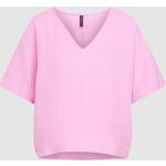 Roze Vero Moda Blouses met V-hals V-hals  in maat S voor Dames 