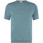 Blauwe Viscose Blue Industry T-shirts met ronde hals Ronde hals  in maat L voor Heren 