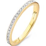 Witte Gouden 14K Ring met stenen voor Dames 