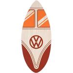 Board Masters VW Collection - Volkswagen T1 Bulli bus skimboard van echt hout (104 cm) (front rood/natuur)