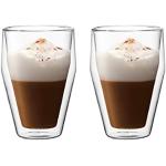Transparante Glazen dubbelwandige Bodum Koffiekopjes & koffiemokken 2 stuks 