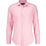 Casual Roze Linnen Overhemden lange Mouwen  in maat 3XL voor Heren 