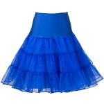 Retro Blauwe Petticoats  voor een Bruidsmeisje  in maat XL voor Dames 