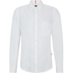Casual Witte Linnen HUGO BOSS BOSS Casual overhemden  in maat XL voor Heren 