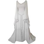 Casual Witte Kanten Party jurken  voor een Bruid  in maat 3XL met Lange mouwen Mini met motief van Halloween met Glitter voor Dames 