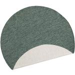 bougari Binnen en buiten omkeerbaar tapijt Miami groen crème rond, ø 140 cm