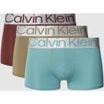 Bruine Polyester Stretch Calvin Klein Underwear Strakke boxershorts 3 stuks in de Sale voor Heren 