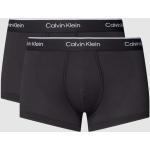 Zwarte Nylon Stretch Calvin Klein Underwear Boxershorts 2 stuks voor Heren 