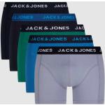 Turquoise Stretch Jack & Jones Boxershorts 5 stuks 