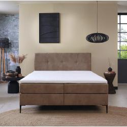 Boxspring bed 160x200 beige