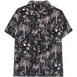 Boysâ€™ Black Medina And Palm Tree Print Shirt size 6A