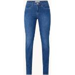 Brax Mary high waist regular fit jeans met medium wassing - Indigo