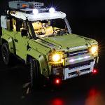 BRIKSMAX Ledverlichtingsset voor Lego Technic Land Rover Defender, compatibel met Lego 42110 bouwstenen model - zonder Lego Set