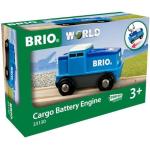 BRIO Blauwe Goederentreinlocomotief op Batterijen, 33130