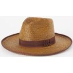 Brixton Reno hoed van stro - Bruin