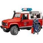 Rode Bruder Land Rover Brandweer Speelgoedauto's voor Kinderen 