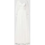 Witte Polyester Luxuar Bruidsjurken  voor een Bruid Hartvormige hals  in maat S in de Sale voor Dames 