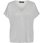 Zilveren Polyester Bruuns Bazaar V-hals T-shirts V-hals  in maat M voor Dames 