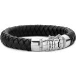Zwarte Zilveren Armbanden met motief van Boeddha 