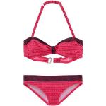 Roze Lycra Buffalo Bandeau kinder bikini's  in maat 146 voor Meisjes 