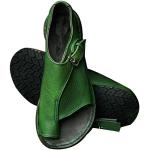 Casual Groene Lichtgewicht Platte sandalen  voor de Zomer  in maat 41 voor Heren 
