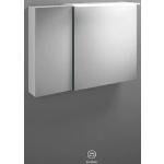 burgbad Badu mirror cabinet with LED top light 90 cm, 2 mirror doors, version left SFTV090-L-F3689-G0196