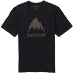 Zwarte Burton T-shirts met ronde hals Ronde hals Bio voor Heren 