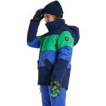 Burton Symbool snowboardjas, blauw/Galaxy Green/Amparo Blue, 8-9 jaar, jongens, blauw/Galaxy Green/Amparo Blue, 8-9 jaar
