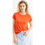Oranje Jersey C&A Effen T-shirts  in maat M voor Dames 