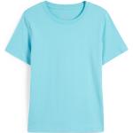 Turquoise Jersey C&A Effen T-shirts  in maat XS voor Dames 