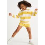Gele Polyester C&A Gestreepte Fitness-shorts voor Dames 