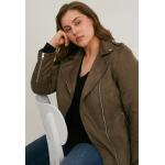 Bruine Polyester C&A Biker jackets  in maat 5XL voor Dames 