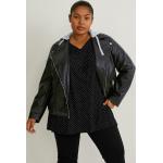 Zwarte Polyester C&A Biker jackets  in maat 5XL in de Sale voor Dames 