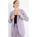 Paarse Polyester C&A Geweven Lange blazers  in maat S met Schoudervulling voor Dames 