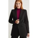 Zwarte Polyester C&A Geweven Blazers  in maat XL met Schoudervulling in de Sale voor Dames 