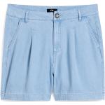 Blauwe High waist C&A Geweven High waisted shorts  in maat L in de Sale voor Dames 
