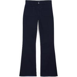C&A Pantalon-high waist-flared, Blauw, Maat: 44