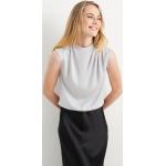 Grijze Polyester C&A Geweven Mouwloze blouses One Shoulder  in maat 3XL voor Dames 