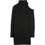 Casual Zwarte Acryl Clockhouse Gebreide Casual jurken One Shoulder  in maat S voor Dames 