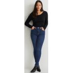 Blauwe High waist C&A Skinny jeans  in maat XS voor Dames 