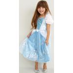 C&A Disney prinses Cinderella jurk, Blauw, Maat: 134
