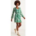 Casual Groene Chiffon C&A All over print Casual jurken  in maat XL Gesmokte in de Sale voor Dames 