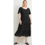 Zwarte Viscose C&A Gehaakte Grote maten jurken  in maat 3XL voor Dames 