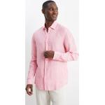 Roze Linnen C&A Overhemden   in maat XXL voor Heren 
