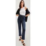 Blauwe High waist C&A Hoge taille jeans  in maat M met Studs Sustainable voor Dames 