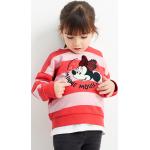 C&A Minnie Mouse sweatshirt gestreept, Rood, Maat: 122